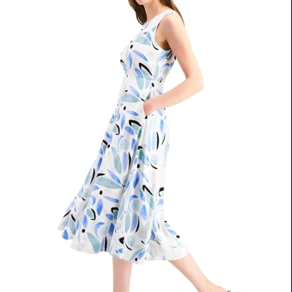 ALFANI 🩵Deco Breeze Fit & Flare Dress Love 💕 this ⭐⭐⭐⭐⭐⭐
